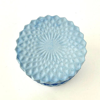 Blue Chrome Embellished Scented Candle