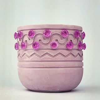 Bedazzled Pink Scented Candle and Plant Pot Set