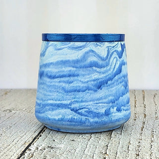 Blue Seaside Inspired Scented Candle