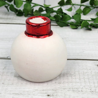 Festive Candy Bowl, Vase and Picture Holder Set - White and Red